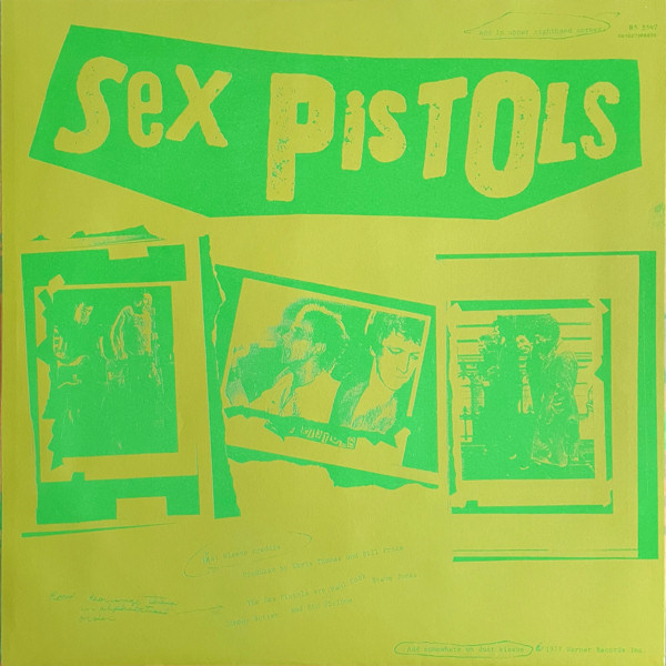 Sex Pistols Never Mind The Bollocks USA 2020 Pressing